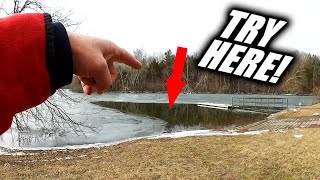 If You See Water Like THIS in Winter - FISH IT!