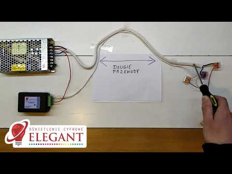 Podłączenie 4 żyłowe taśm cyfrowych ws2811 ws2812 RGB RGBW zakłócenia