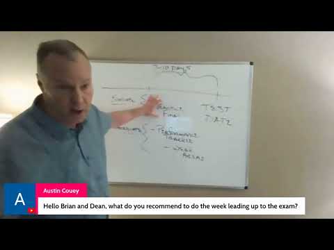 Recommendations week before your FINRA or NASAA Exam