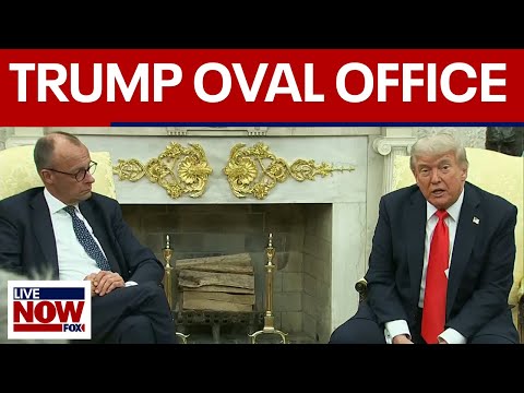 Video | FULL: Trump takes questions from Oval office alongside German Chancellor