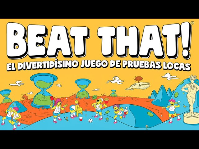 Vídeo relacionado con Beat That! Juego de Mesa - El divertidísimo Juego de Pruebas locas, Juegos de Mesa para Niños y Adultos - Juego de Mesa para Todas Las Ocasiones, Navidad, Año Nuevo, Noche de Juegos y Otras Fiestas