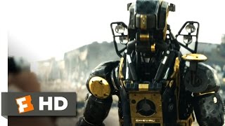 Elysium (2013) - Bot Combat Scene (3/10) | Movieclips