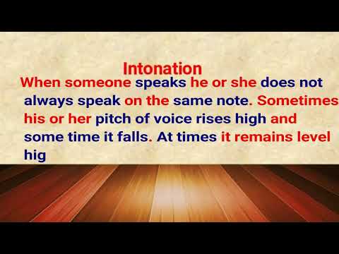 0nline Spoken English Course: Pronunciation: Module 4: Rhythm and Intonation