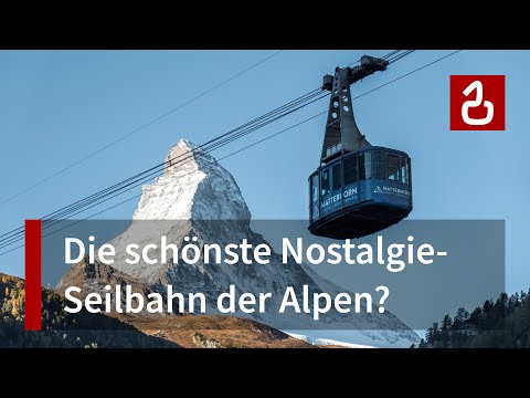 Luftseilbahn Zermatt - Furi | Emotionaler Abschied vom Seilbahn-Dinosaurier am Matterhorn | Von Roll