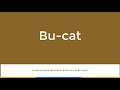 How To Pronounce Bucat In The Indonesian Language