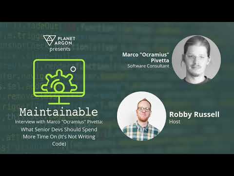 Marco "Ocramius" Pivetta: What Senior Devs Should Spend More Time On (It's Not Writing Code)