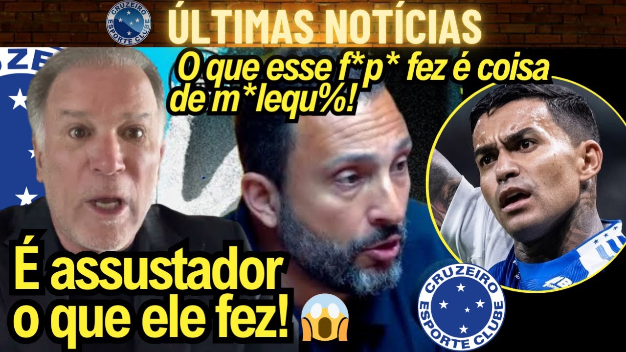 🦊É ASSUSTADOR O QUE O TRAIRA DO DUDU FEZ NO CRUZEIRO!😱ATÉ O JORNALISTA SE REVOLTOU! JAECI DETONOU!