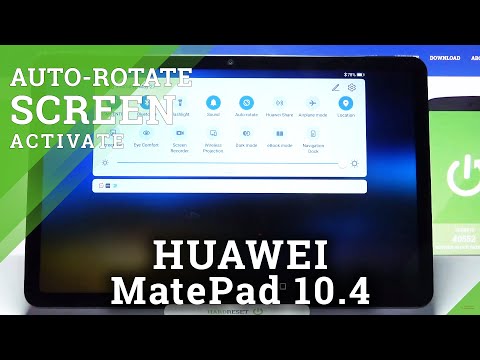How to Manage Auto Rotation in HUAWEI MatePad 10.4 – Turn On / Off Rotation
