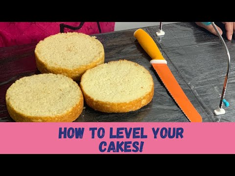 How To EVENLY Level your cake layers!