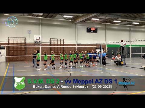 Volleybal Beker Dames A Ronde 1: S.V.M. D2 - vv Meppel AZ D1 [23-09-2025]