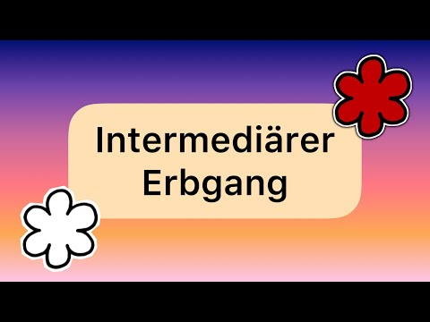 Der intermediäre Erbgang
