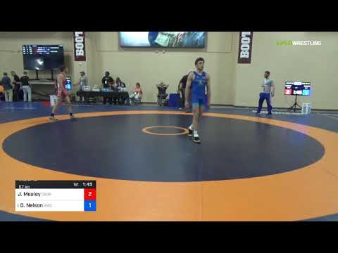 2018 Marine Corps US Open/UWW Junior Greco Roman 67 Rnd Of 16 - Jerry Mealey (Cobr) Vs. Duncan Nel