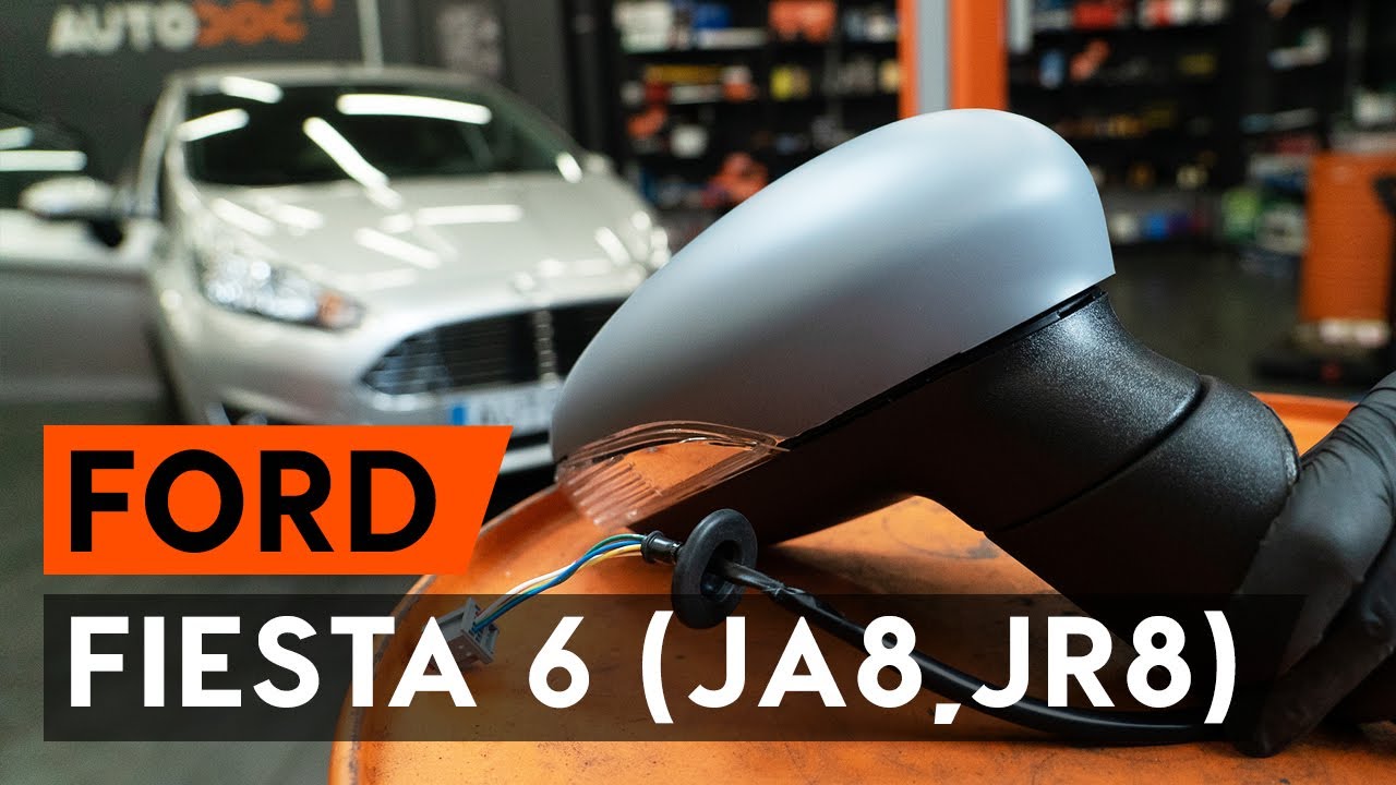 Slik bytter du deksel sidespeil på en Ford Fiesta JA8 – veiledning