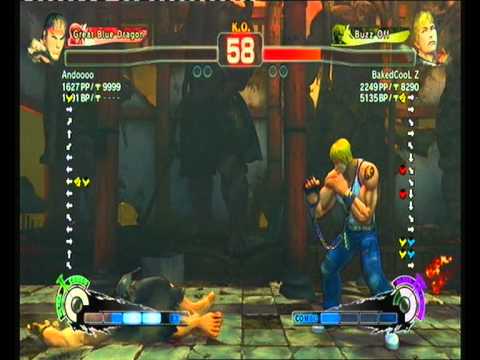 Fight for Fun SSF4 Winners quarter final round 1 Andoooo (Ryu) BakedCool Z (Cody)