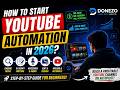 How To Start YouTube Automation In 2026 Faceless Channel Guide For Beginners Donezo