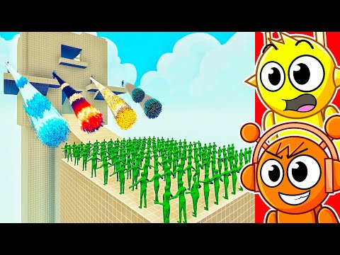 Reacting to 100 ZOMBIES vs 4x EVERY GOD! (TABS)