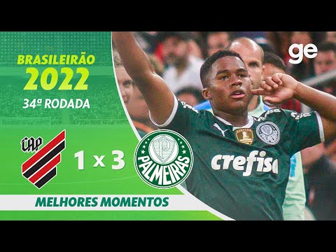 Gols e lances de Athletico Paranaense x Palmeiras