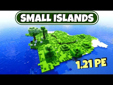 TOP 3 Minecraft SMALL SURVIVAL ISLAND SEEDS BEDROCK 1.20! (Seeds Minecraft 1.20 Bedrock)