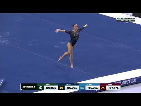 Brooklyn Moors Perfect 10.0 Floor UCLA @ Big Ten Championships 3-22-25