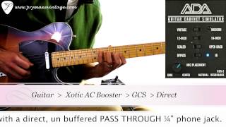 Video thumbnail for A/DA GCS-2 Guitar Cabinet Simulator by Prymaxe