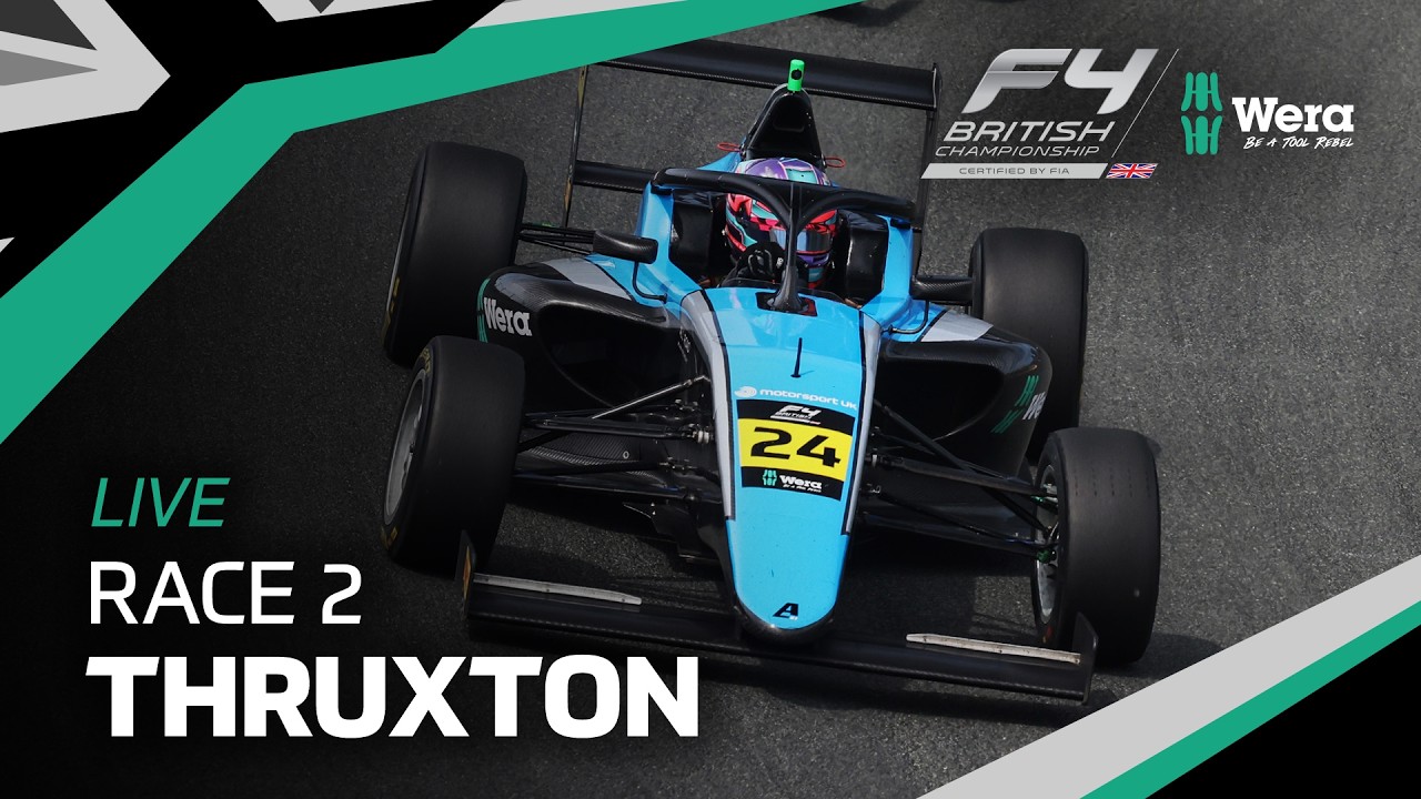 📺 LIVE | Round 6 | Race 2 | Thruxton | Wera Tools British F4