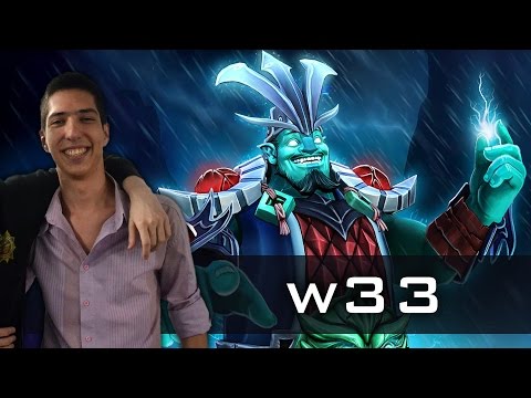 W33 Play Storm Spirit Dota 2