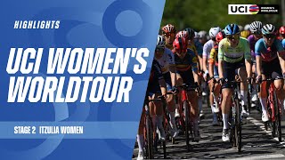 Велоспорт Stage 2 — Itzulia Women Highlights | 2024 UCI Women's WorldTour