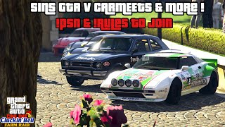 [Live] GTA V ONLINE PS4 CarMeet|Racing|Cruising|No Hesi|OldGen|