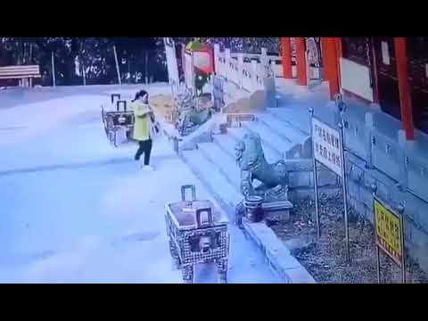 Corona Virus - A Person is Trying to Spread the Virus