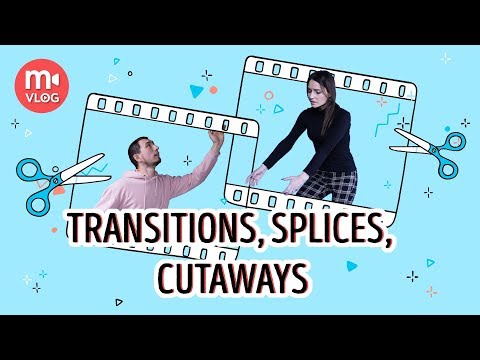 Video transitions, splices, cutaways - ways to join videos together Video