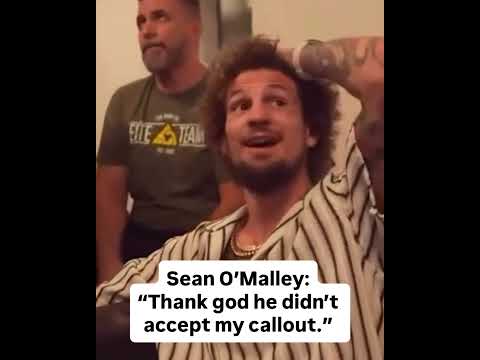 Sean O’Malley regrets his callout of Topuria last year after seeing him KO Oliveira at UFC 317 😅