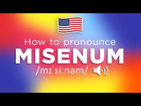 How To Pronounce Misenum (100% NATIVE!!)