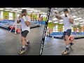 TYRON WOODLEY TRAINING FOR JAKE PAUL - SHOWS OFF BOXING DURING WORKOUT