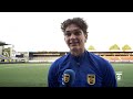 Pascal Bosschaart en Sil Bos na afloop van oefenduel SC Cambuur - Telstar (6-0)