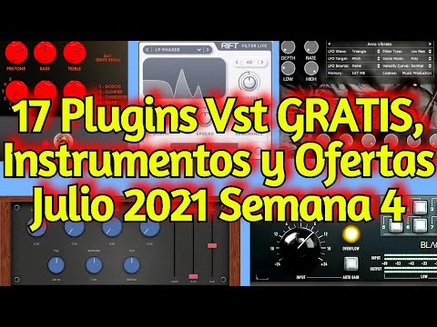 17 Mejores Nuevos PLUGINS VST GRATIS, Instrumentos, Samples y GRANDES OFERTAS - Julio 2021 Semana 3