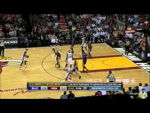 LeBron James 31 Points Heat vs Kings 2_22_11