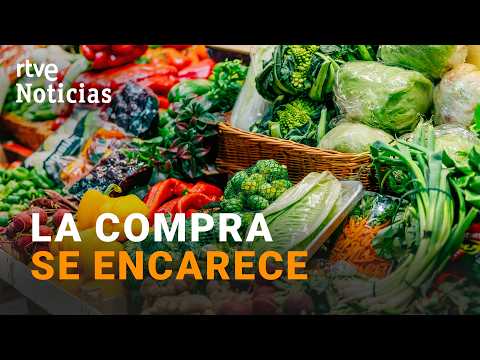 Llenar la cesta de la compra ya cuesta un 40% más que hace cinco años | RTVE Noticias