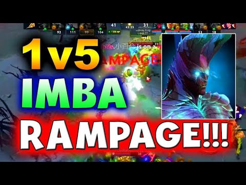1v5 TERRORBLADE IMBA GG!!! Costabile 2 -RAMPAGE!!! - DreamLeague MAJOR DOTA 2 Maratha Warrior