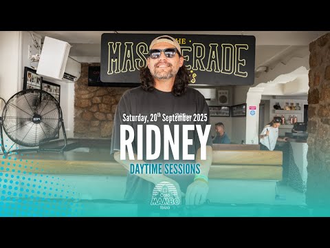 RIDNEY | DAYTIME SESSIONS AT CAFÉ MAMBO IBIZA | SATURDAY 20 SEPTEMBER 2025