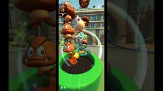 巨大ベビィロゼッタがクリボーをタックルで吹き飛ばすｗ　#マリオカートツアー #マリオカート