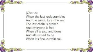 Cross Canadian Ragweed - Final Curtain Lyrics