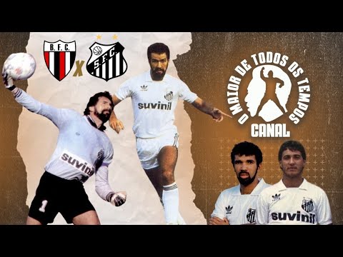 Botafogo (SP) 1 x 2 Santos - 24/06/1987 - Rodolfo Rodriguez garante a vitória