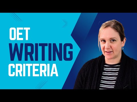 Master the OET WRITING CRITERIA for Exam Success