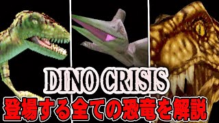 【解説】ディノクライシスに登場する全ての恐竜を解説！【ディノクライシス】