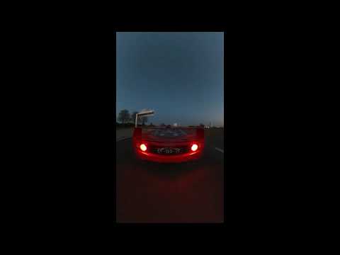 #shorts INSANE FERRARI F40 FLAMES !