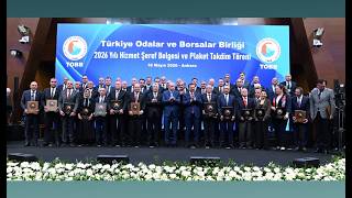 TOBB 2026 Yılı Hizmet Şeref Belgesi ve Plaket Takdim Töreni