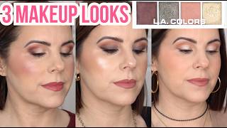 $1.25 L.A. Colors *Fashionista* Eyeshadow | 3 MAKEUP LOOKS