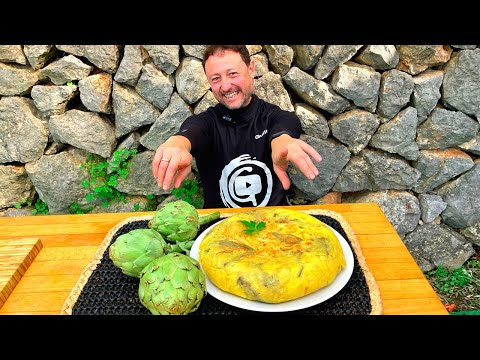 Es tan Deliciosa esta TORTILLA DE ALCACHOFAS que en casa me la piden siempre 😃  - GUILLE RODRIGUEZ