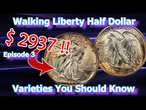 Walking Liberty Half Dollar Varieties You Should Know Ep.3 - 1916, 1939, 1944
