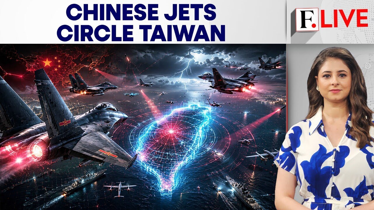 China-Taiwan Tensions Rise After Fresh PLA Aircraft and Warship Activity | Firstpost Live